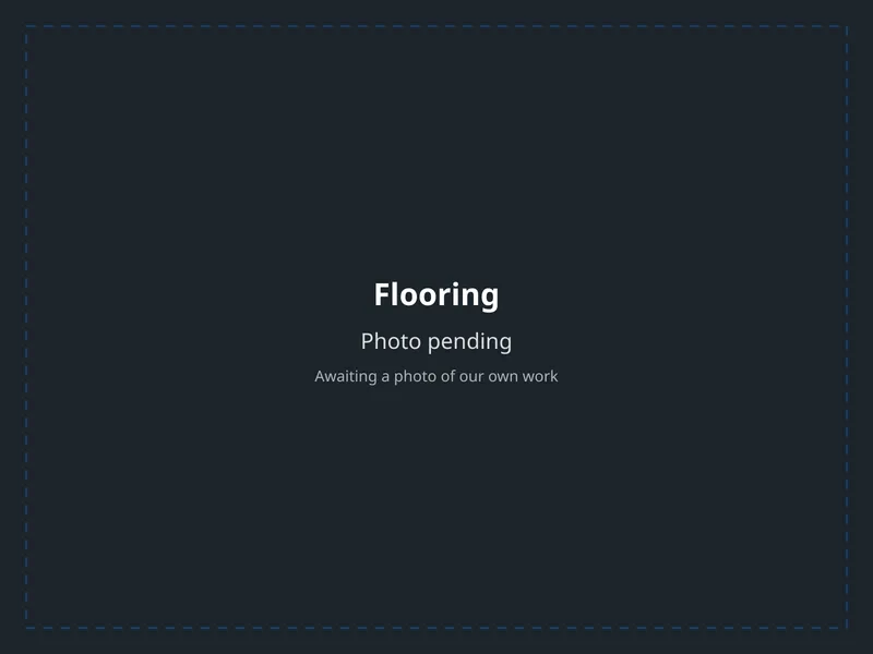 Flooring — photo pending from us